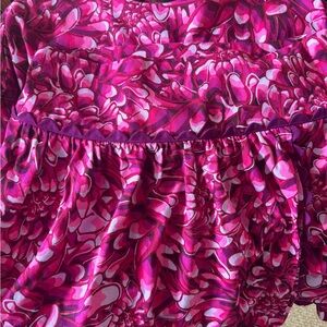 Kika Vargas Pink Patterned Dress